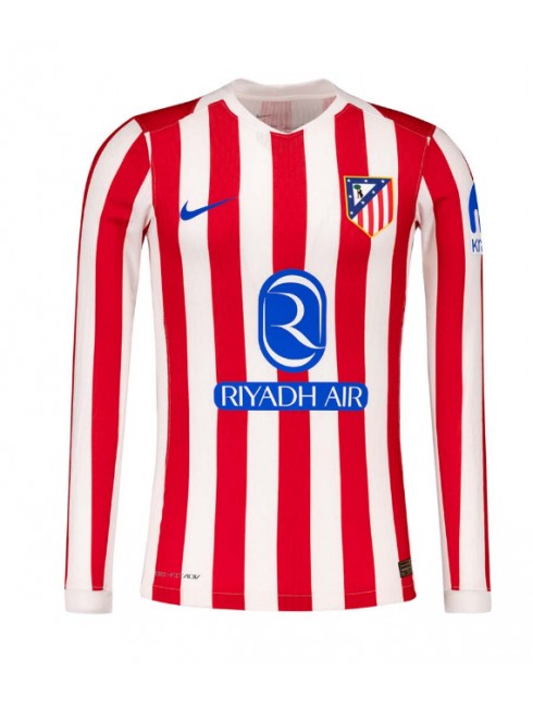 Billige Atletico Madrid Hjemmedrakt 2025-26 Langermet Billige Atletico Madrid Hjemmedrakt 2025-26 Langermet